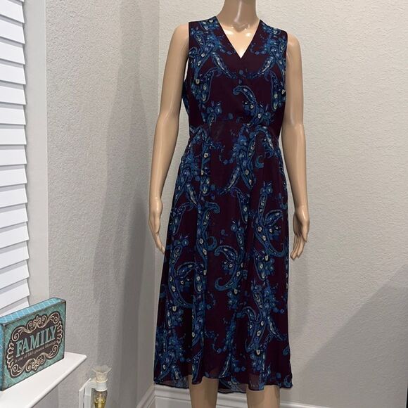 Cabi beautiful paisley print designer dress - Picture 1 of 7